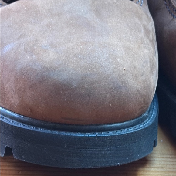 Huntrite waterproof Brown Rugged Leather Boots with Deep Tread Soles 11m main image 12